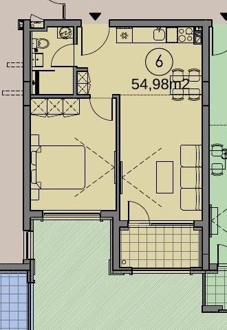 Two-Room Apartment with Panoramic Sea Views in a New Premium Complex on the First Line in Sveti Vlas