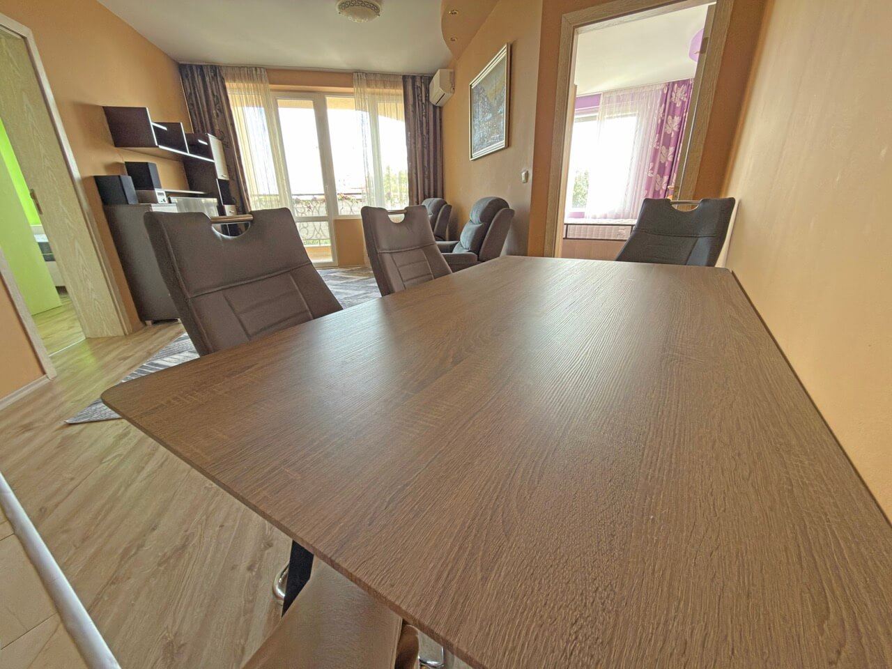 Three-Room Apartment with Sea Views, 200 Metres from the Beach in Pomorie