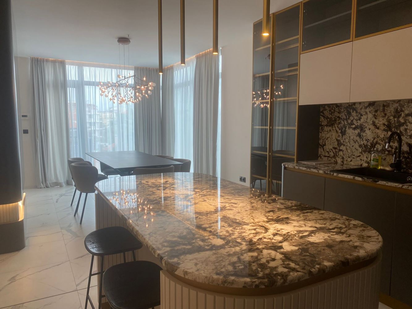 Elegant and spacious three-bedroom apartment on the first sea line in Nessebar – panoramic sea view and premium comfort
