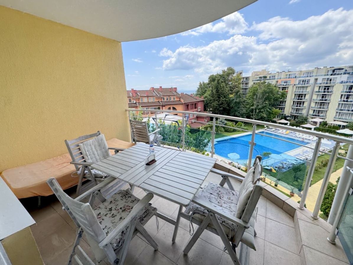 Spacious Two-Bedroom Apartment on the First Sea Line in Ravda – Panoramic Sea View and Prestigious Location