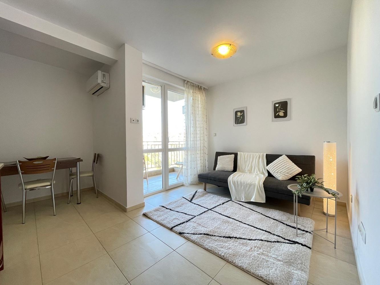 Stylish furnished studio in a year-round complex in Sunny Beach, 400 meters from the beach