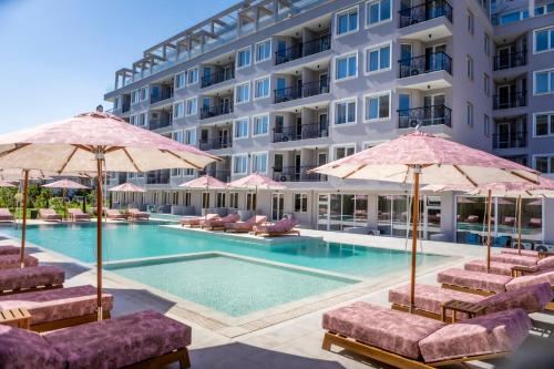 Luxury studio in a new complex, 300 meters from the beach in Sunny Beach – ready to move in