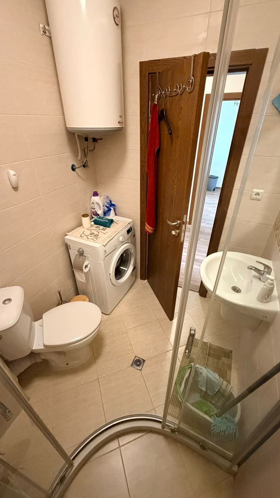 Two-room apartment with panoramic sea view, just a step away from the sea in Ravda