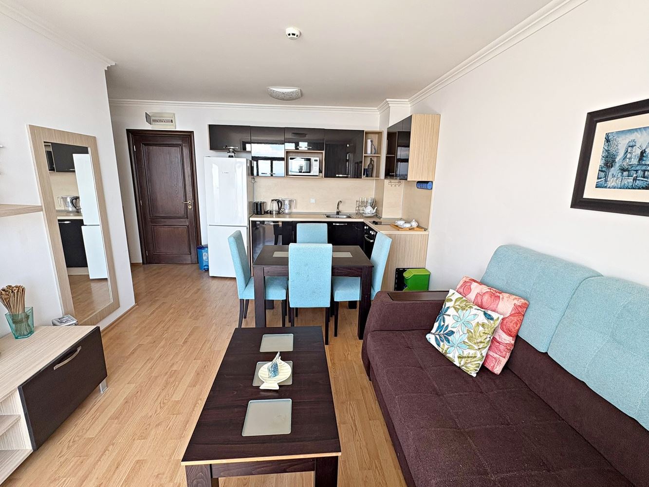 Luxury One-Bedroom Apartment with Panoramic Sea View on the First Line in Sveti Vlas