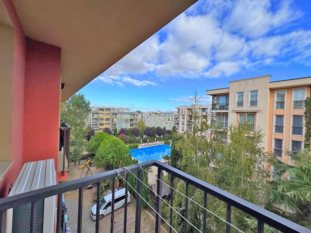 Furnished Studio with Pool View in Sunny Beach – An Excellent Choice for Holidays and Investment