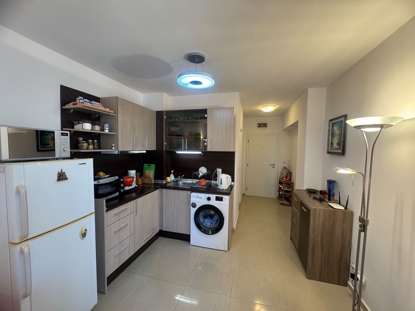 South-Facing Apartment with Two Bedrooms and Underground Parking Space 200 m from the Sea in Pomorie