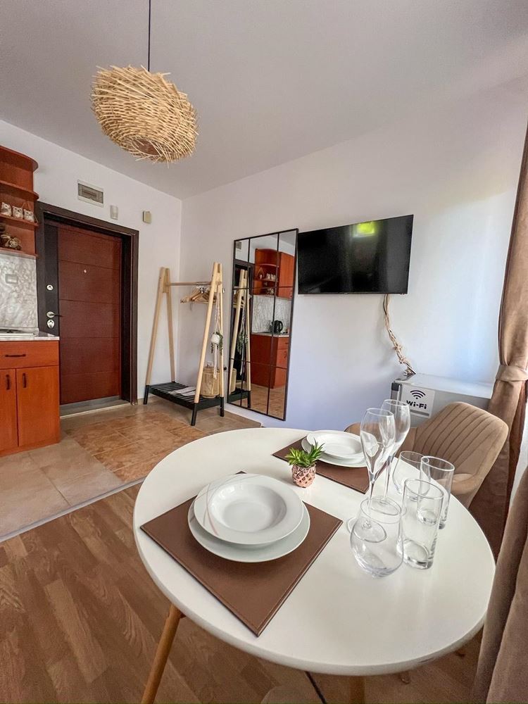 Cozy studio in Ravda with a low maintenance fee – residential building with a swimming pool