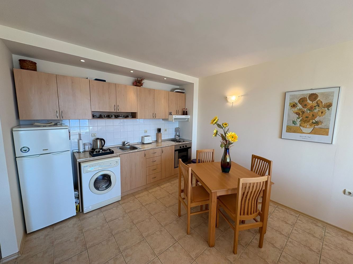 First Line in Sveti Vlas – Spacious One-Bedroom Apartment with Sea View