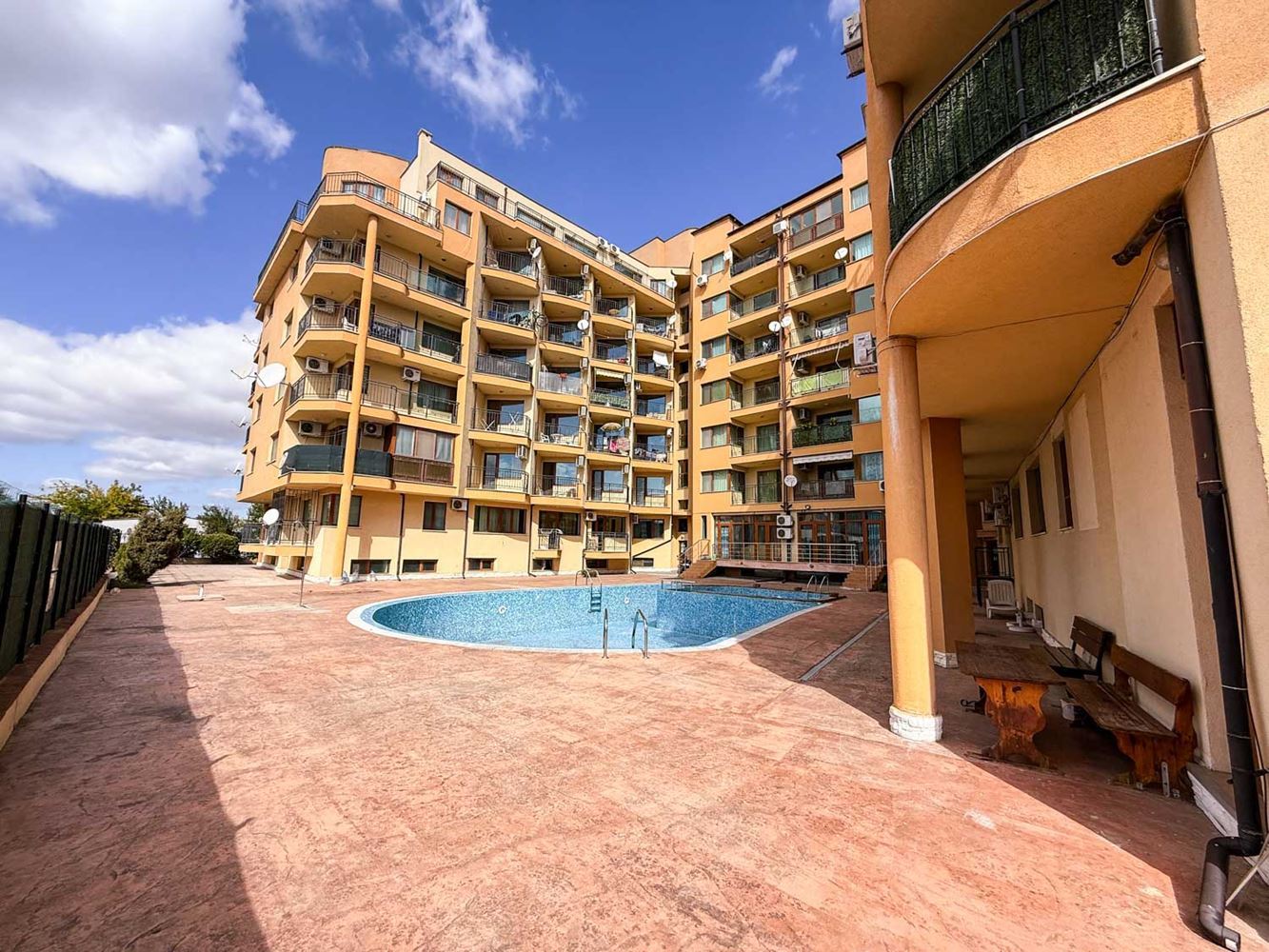 Sunny Beach: Cozy One-Bedroom Apartment with Low Maintenance Fee