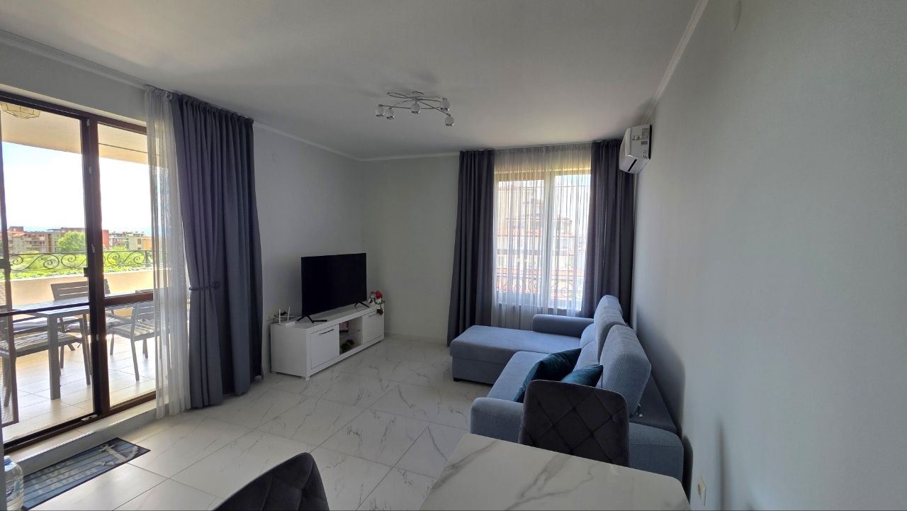 Spacious Two-Bedroom Apartment with Partial Sea View in a Prestigious Complex in Nessebar – Ready for Its New Owners