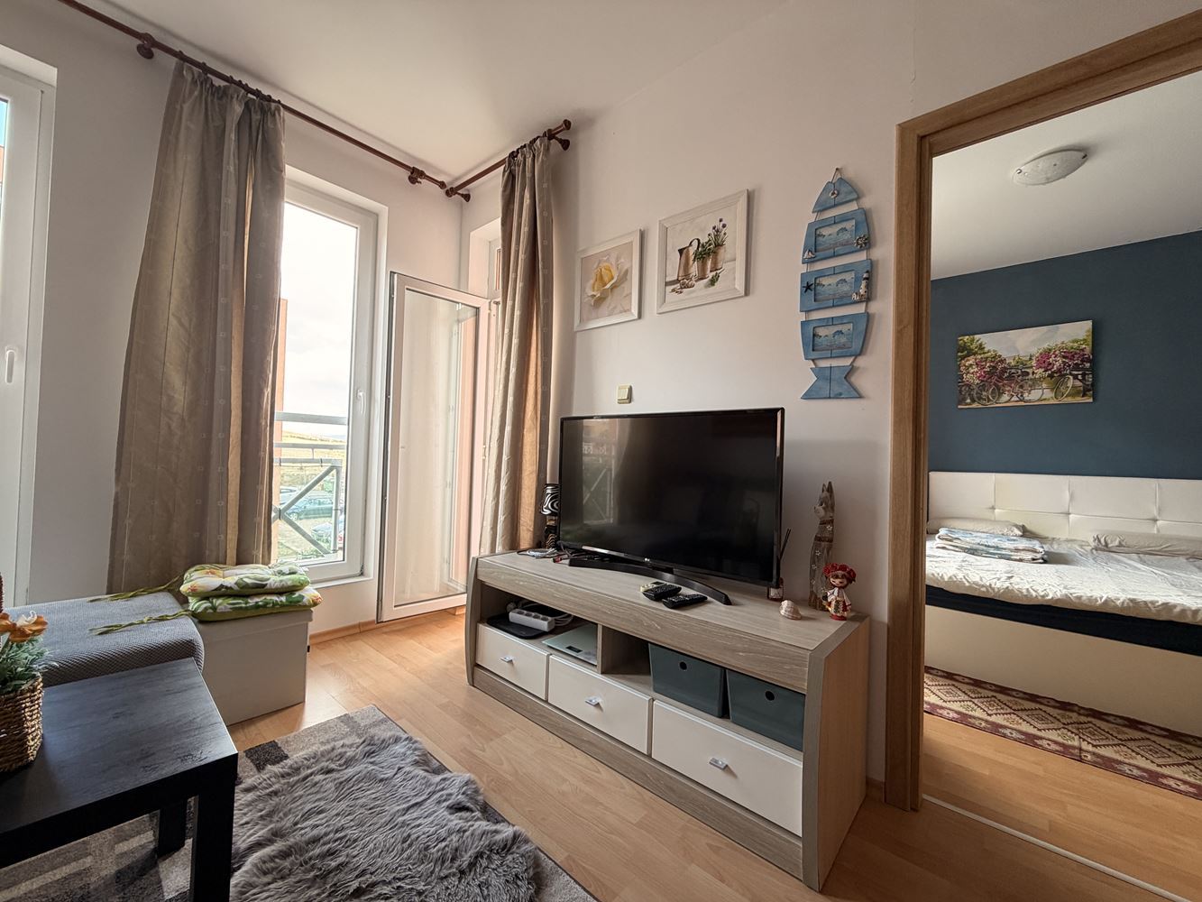 Small apartment, great opportunity – ready one-bedroom apartment near Sunny Beach