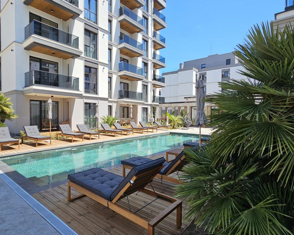 Luxury one-bedroom apartment 500 m from the sea in Sunny Beach