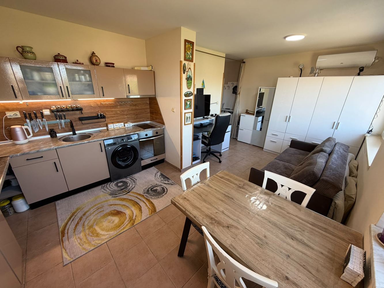 Fully Furnished One-Bedroom Apartment in Sunny Beach with Excellent Infrastructure and Security