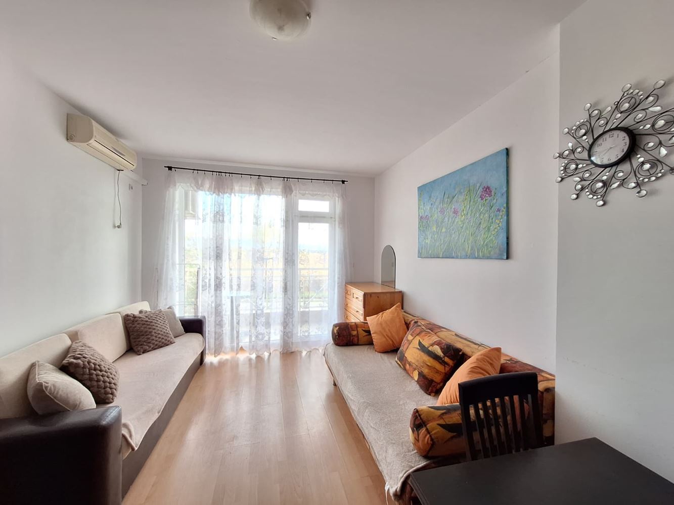 Spacious one-bedroom apartment in a luxury complex with pools and sports facilities