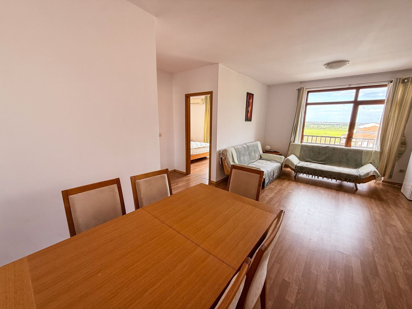 Spacious Two-Bedroom Apartment with Partial Sea Views in Aheloy