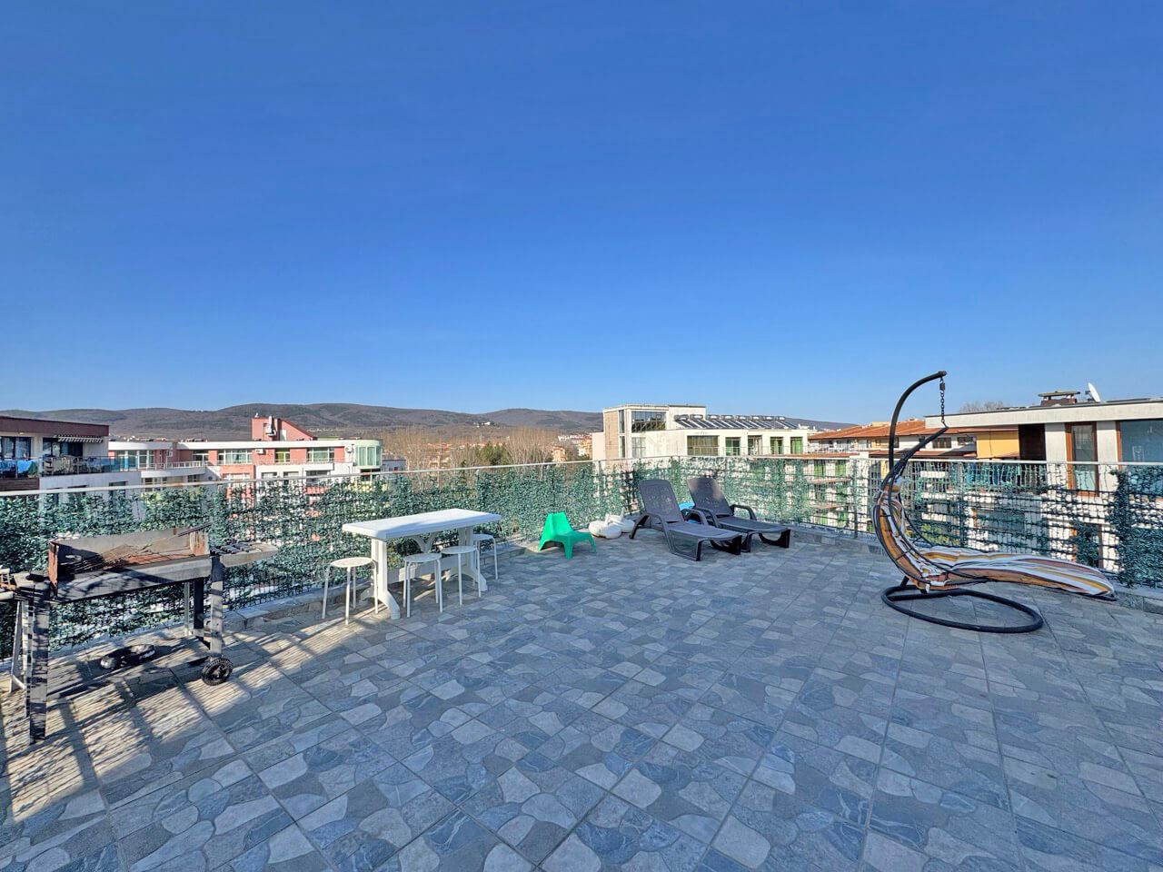 Luxury penthouse in Sunny Beach with an impressive panoramic terrace and excellent location