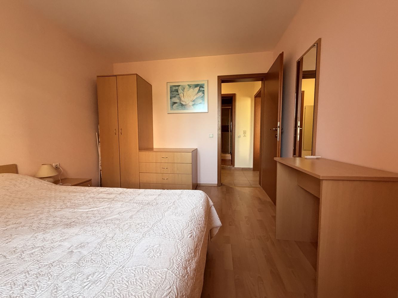 Absolute First Line in Sveti Vlas! Spacious One-Bedroom Apartment with Beautiful Sea View