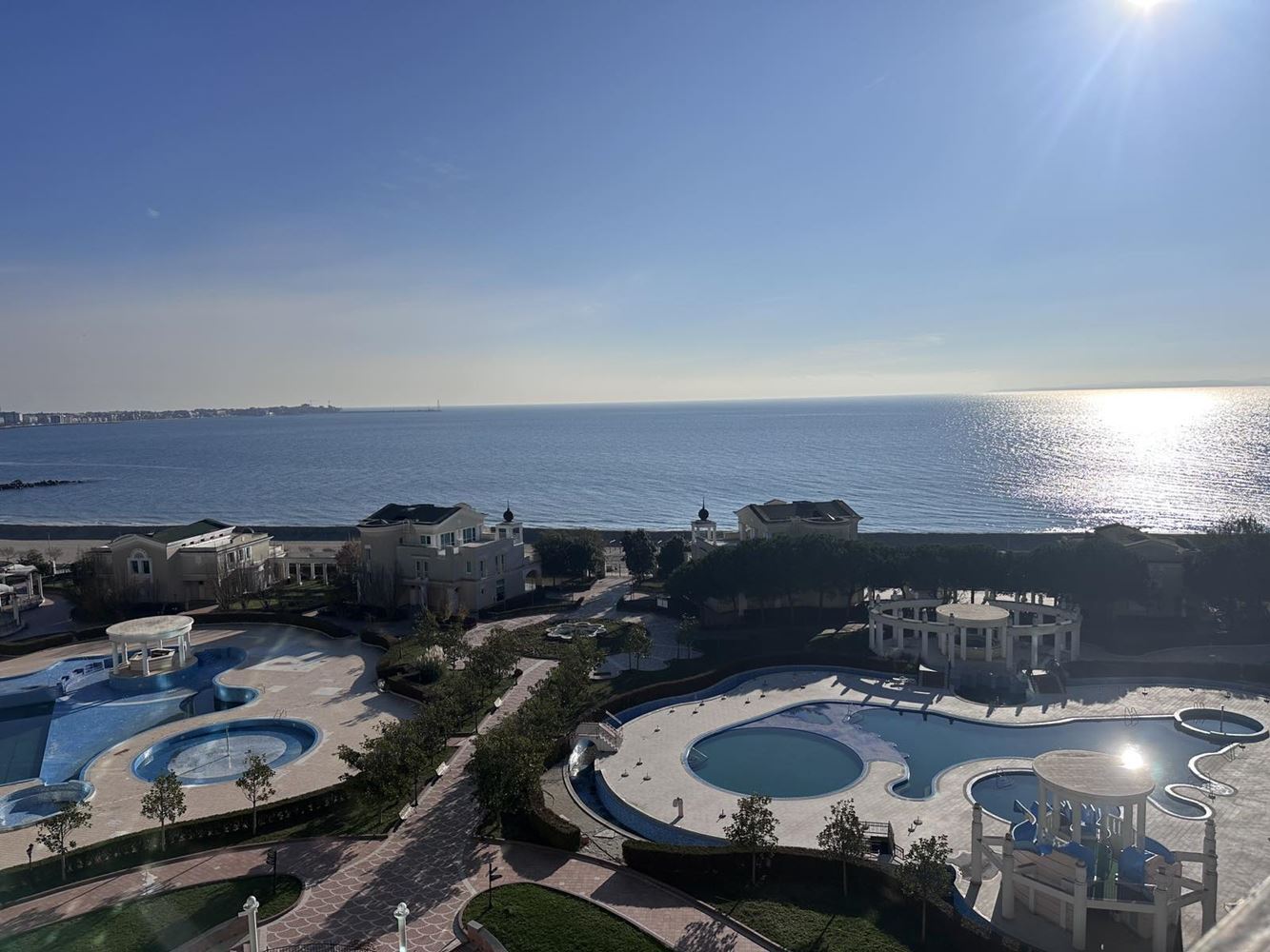 Two-bedroom apartment in Pomorie with frontal sea view – luxury living on the beachfront