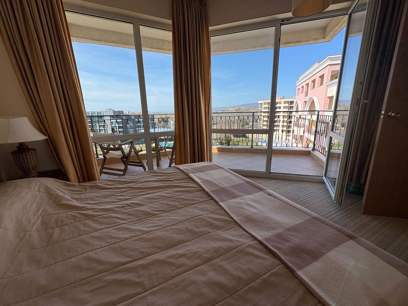 Spacious One-Bedroom Apartment on the First Line with Impressive Amenities in Sunny Beach