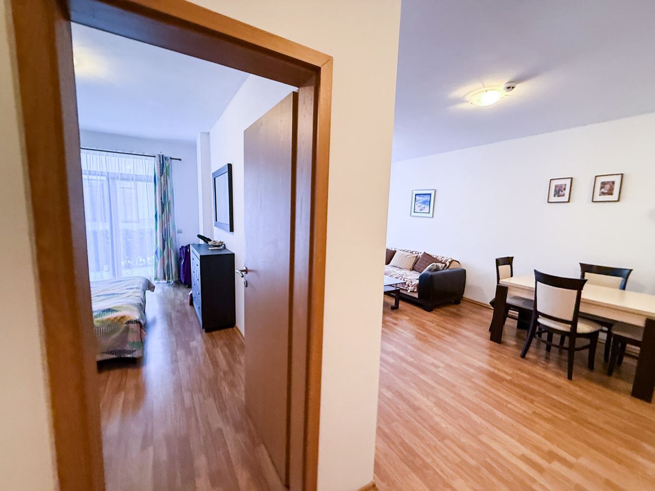 Spacious One-Bedroom Apartment with a Private Garden and Large Veranda in a Complex near Aheloy