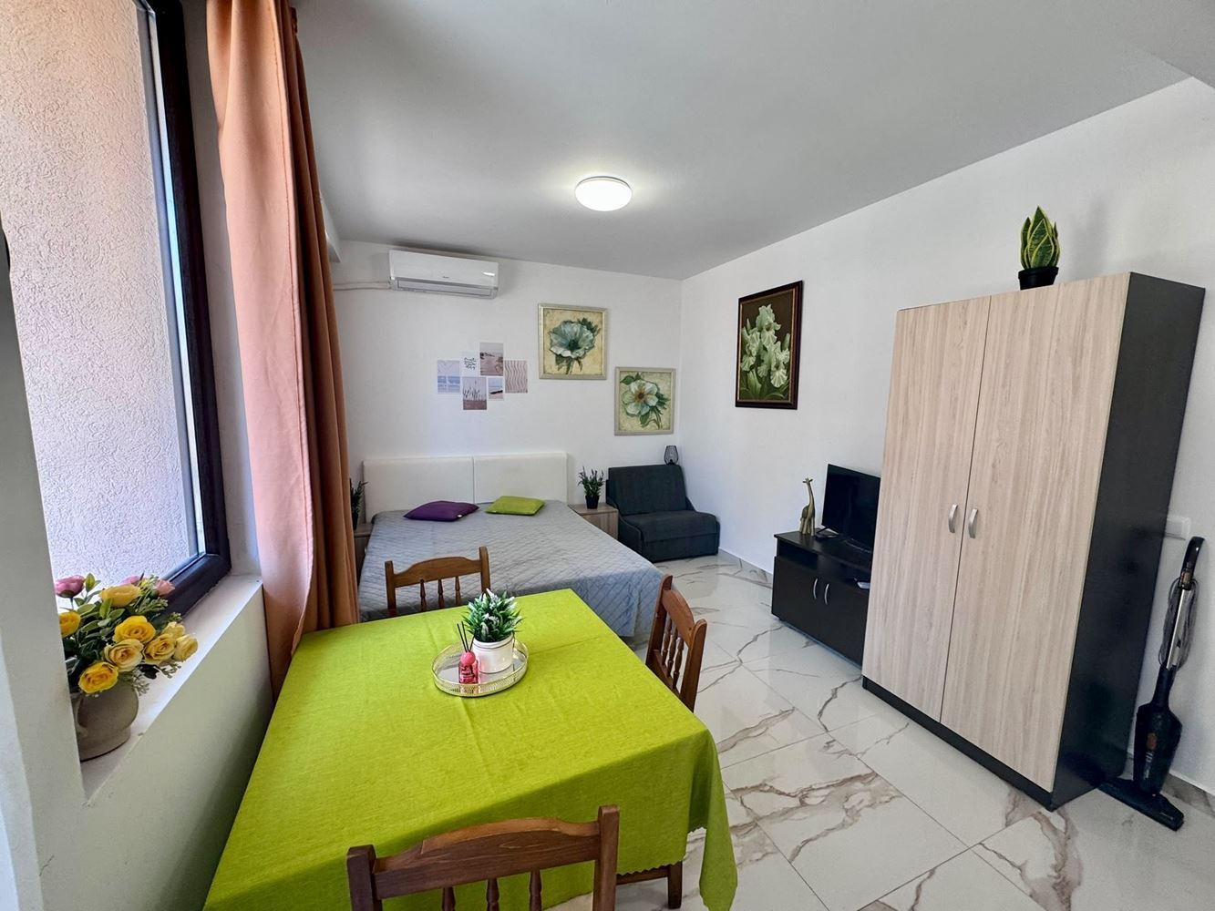 Modern Studio Without Maintenance Fee in Nessebar – Excellent Opportunity for a Private Home, Holiday Property, or Investment