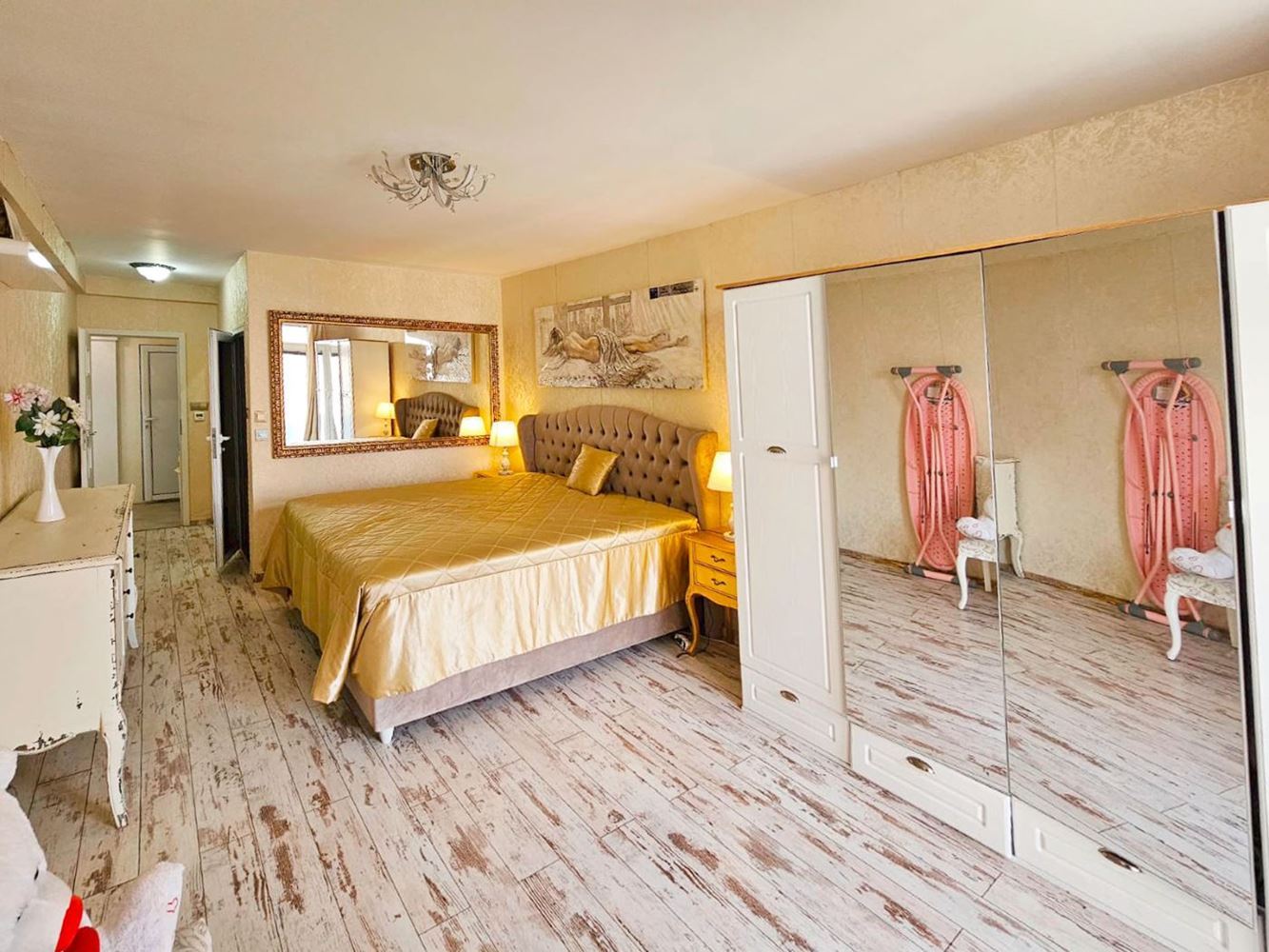 Luxury two-bedroom apartment with sea view on the first line in Ravda – 114 m², two terraces, and full comfort