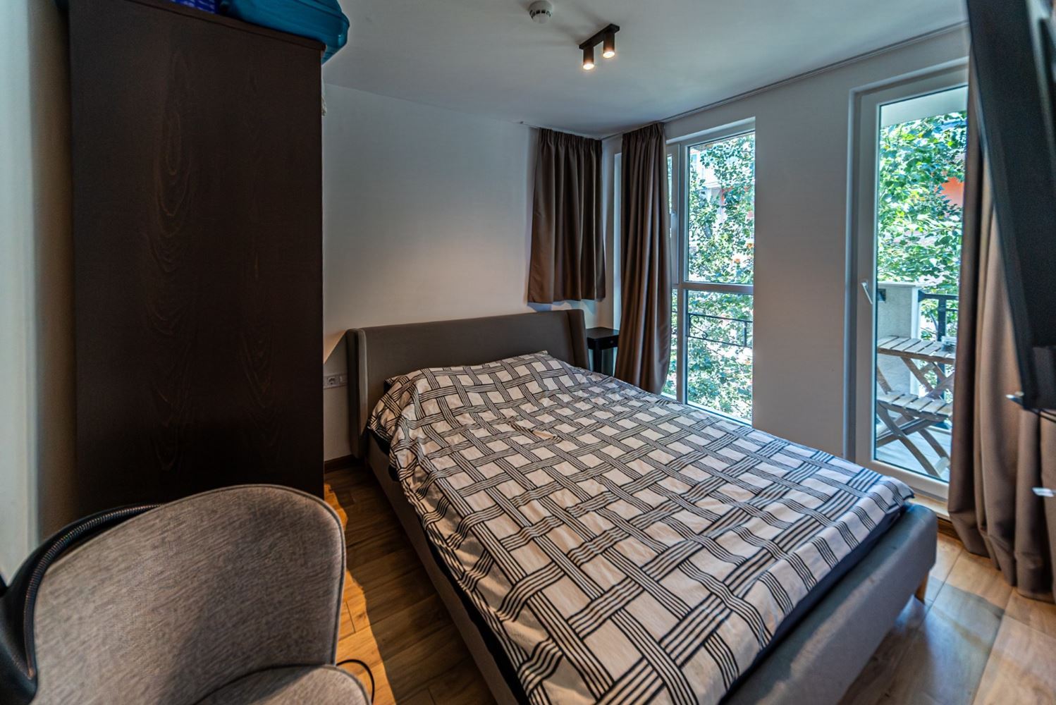 Luxury one-bedroom apartment 5 minutes from the beach in the central part of Sunny Beach