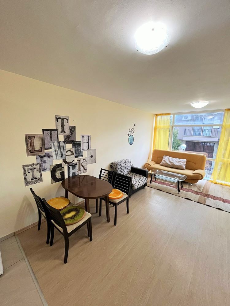 Sunny and spacious one-bedroom apartment in Sunny Beach – fully furnished with excellent on-site facilities