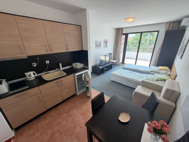 Studio with Sea Panorama on the First Line – Your Holiday Home in Aheloy