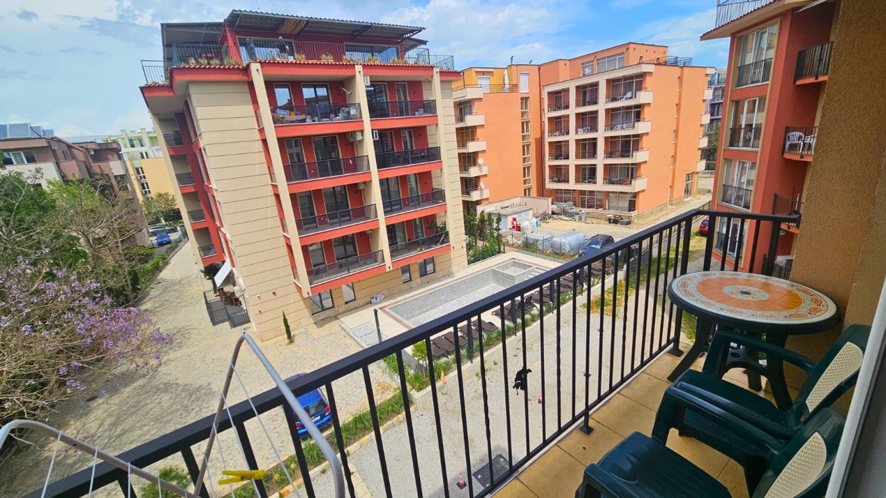 Fully furnished one-bedroom apartment after renovation in Sunny Beach