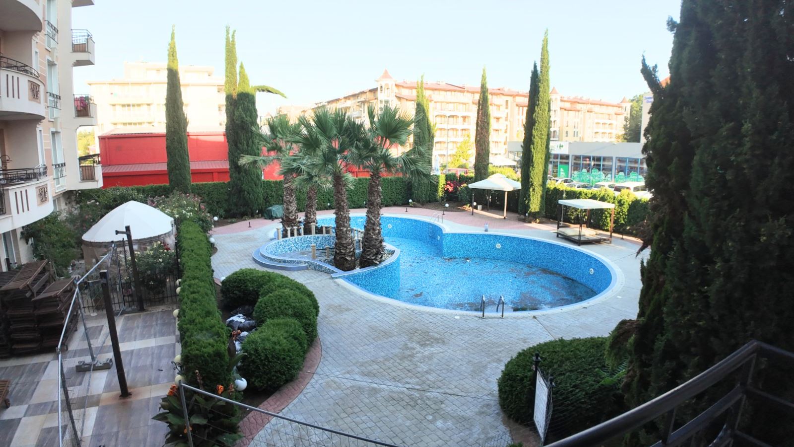 Stylish Studio with Pool View in Sunny Beach – Comfort and Excellent Amenities