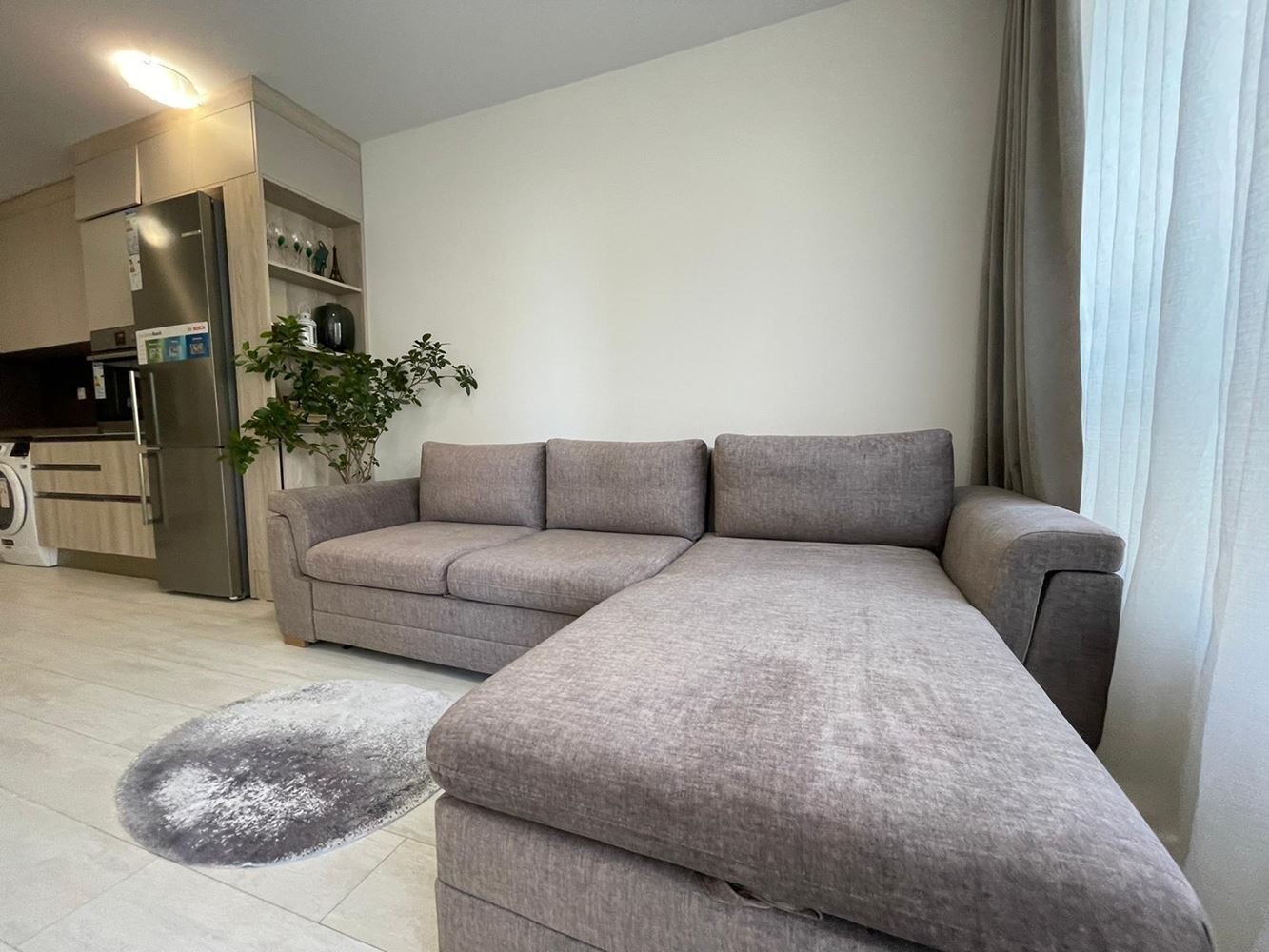 Furnished One-Bedroom Apartment without Maintenance Fee in Sarafovo