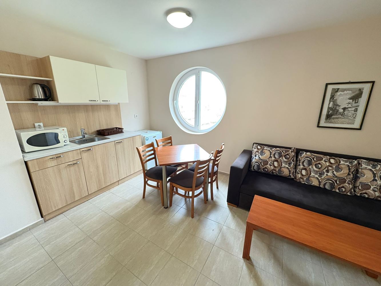 Two-Bedroom Apartment 300 Meters from the Beach in the Center of Sunny Beach