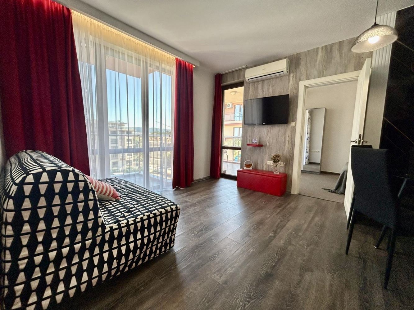Apartment with One Bedroom and Two Spacious Terraces in Sunny Beach – Fully Furnished and Ready to Use