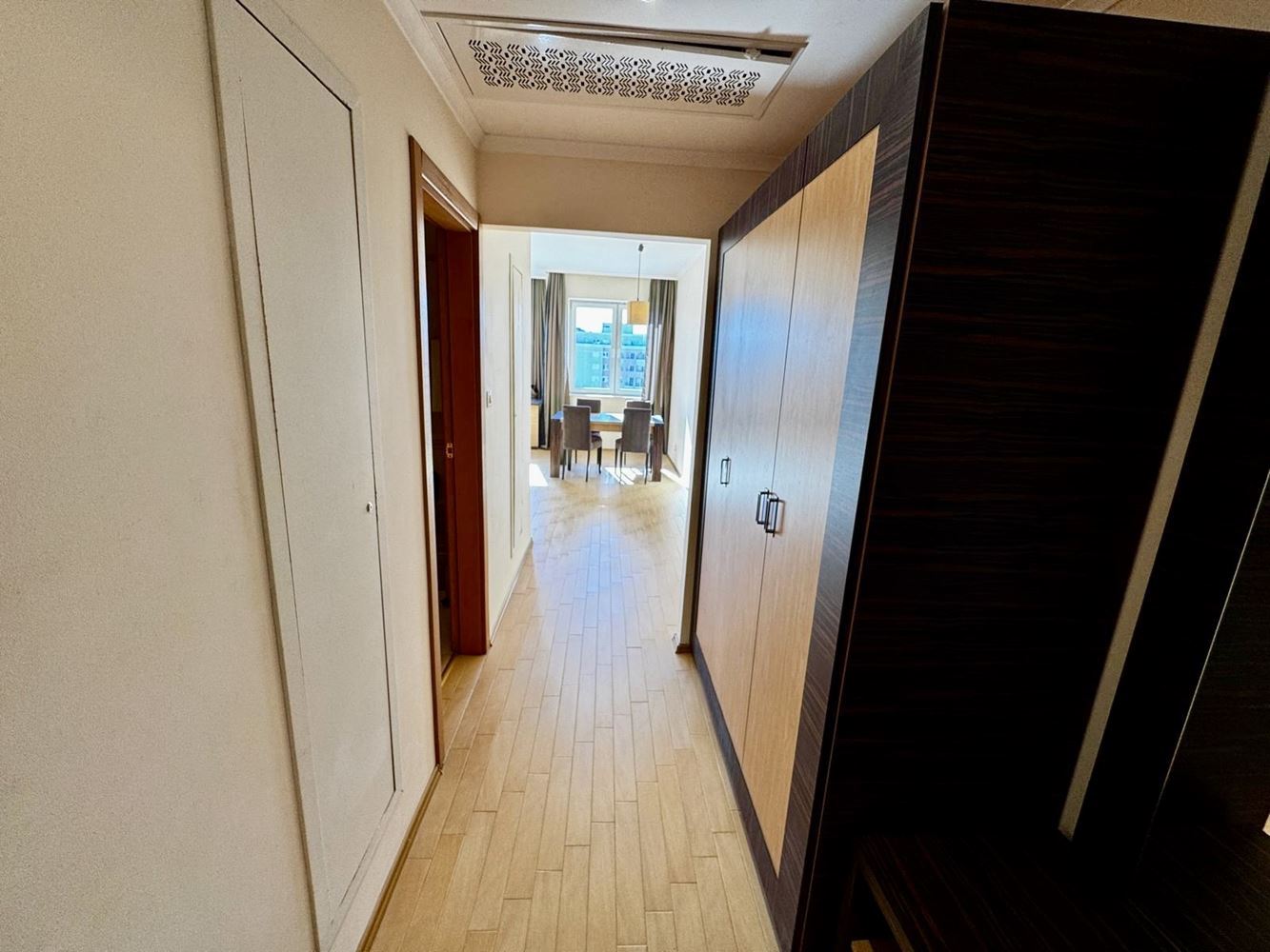 Spacious one-bedroom apartment with a large terrace and panoramic sea view