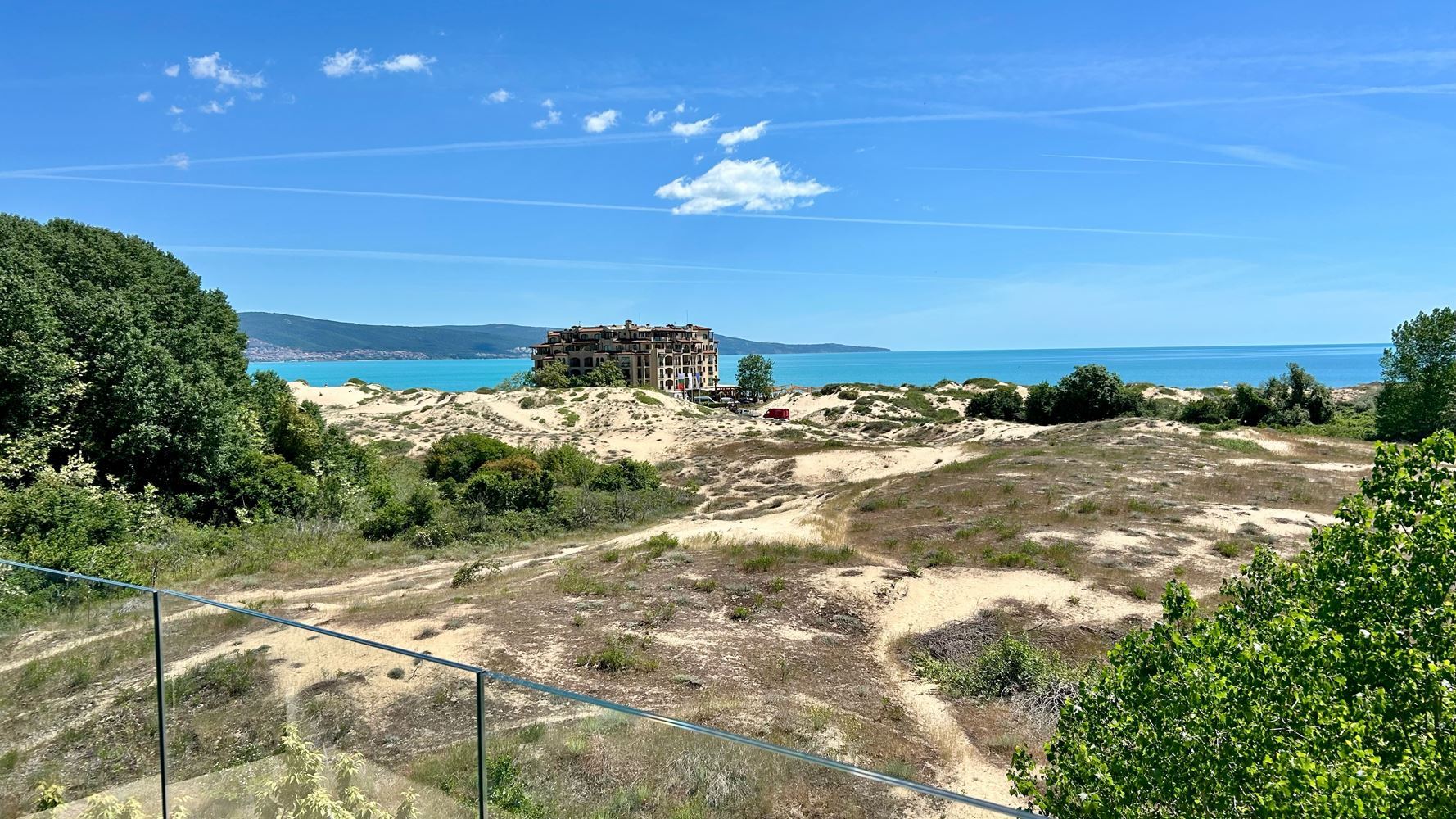 Elegant Apartment with Two Bedrooms and Panoramic Sea View on the First Sea Line in Sunny Beach