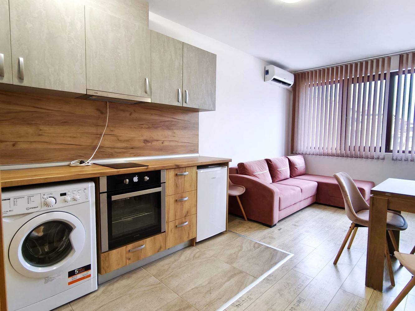 Cozy one-bedroom apartment in the new district of Nessebar – no maintenance fee