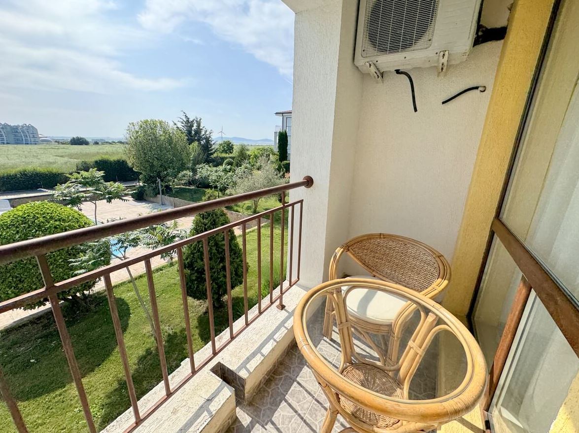 One-Bedroom Apartment with Sea View in a Gated Complex in Ravda – 200 m from the Sea