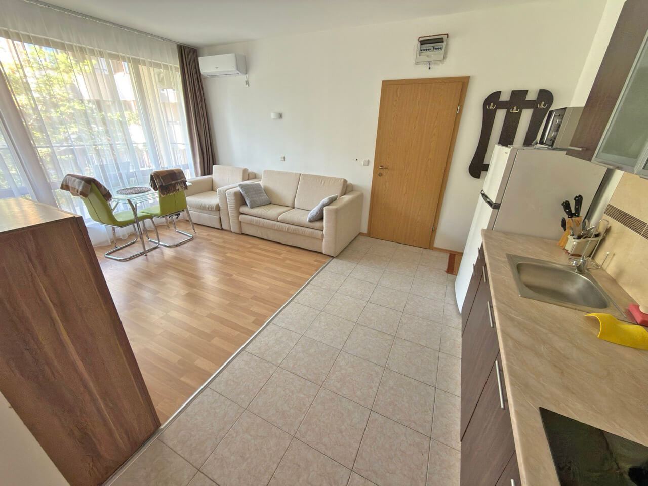 One-Bedroom Apartment with Quality Furnishings and a Swimming Pool in a Modern Complex in Sunny Beach