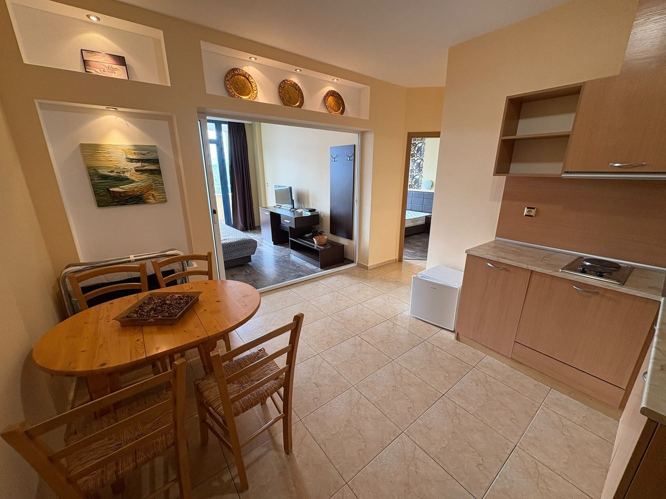 Two-bedroom apartment in Sunny Beach – spacious living, amenities and entertainment in a holiday complex