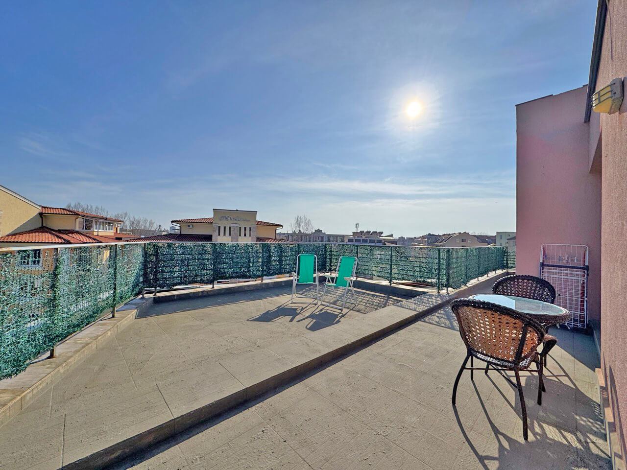 Luxury penthouse in Sunny Beach with an impressive panoramic terrace and excellent location