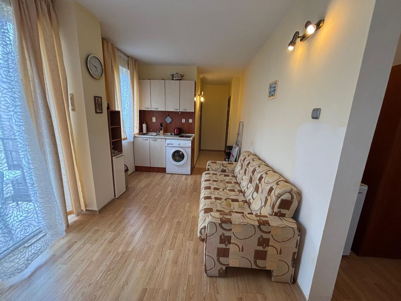 Spacious Studio Apartment Without Maintenance Fee in Nessebar in an Excellent Location Close to the Sea