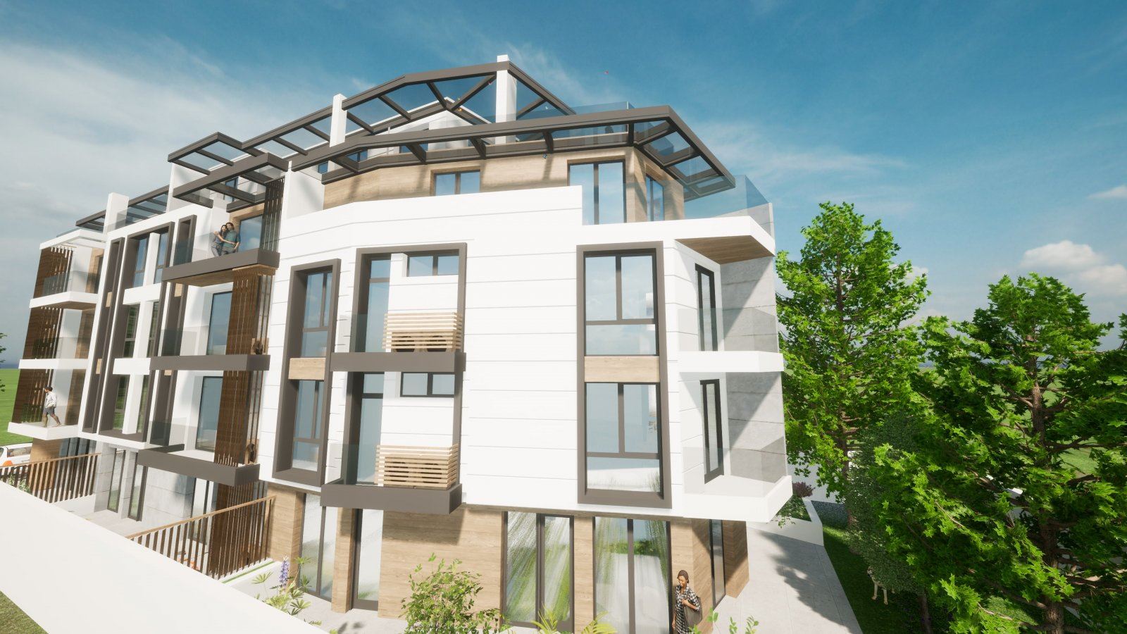 Spacious two-bedroom apartment with sea view in Sarafovo – ready to move in with Act 16