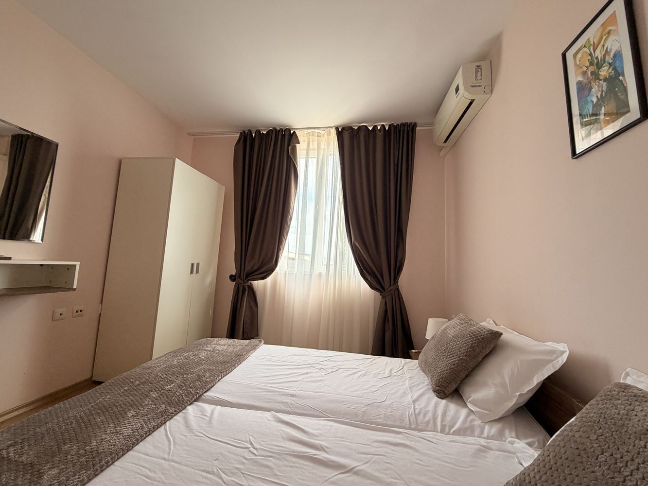 Spacious Apartment with Two Bedrooms in Sunny Beach – Panoramic View and Quiet Location