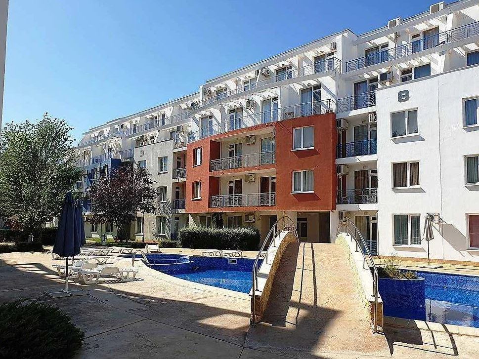 Spacious Two-Bedroom Apartment in a Gated Complex in Sunny Beach