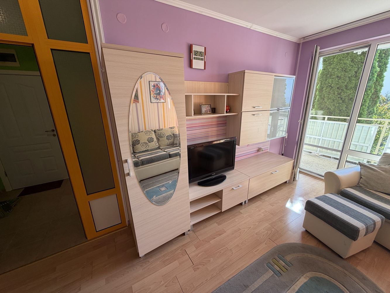 One-Bedroom Apartment with a Spacious Terrace and Sea View in Sveti Vlas – 300 Metres from the Beach