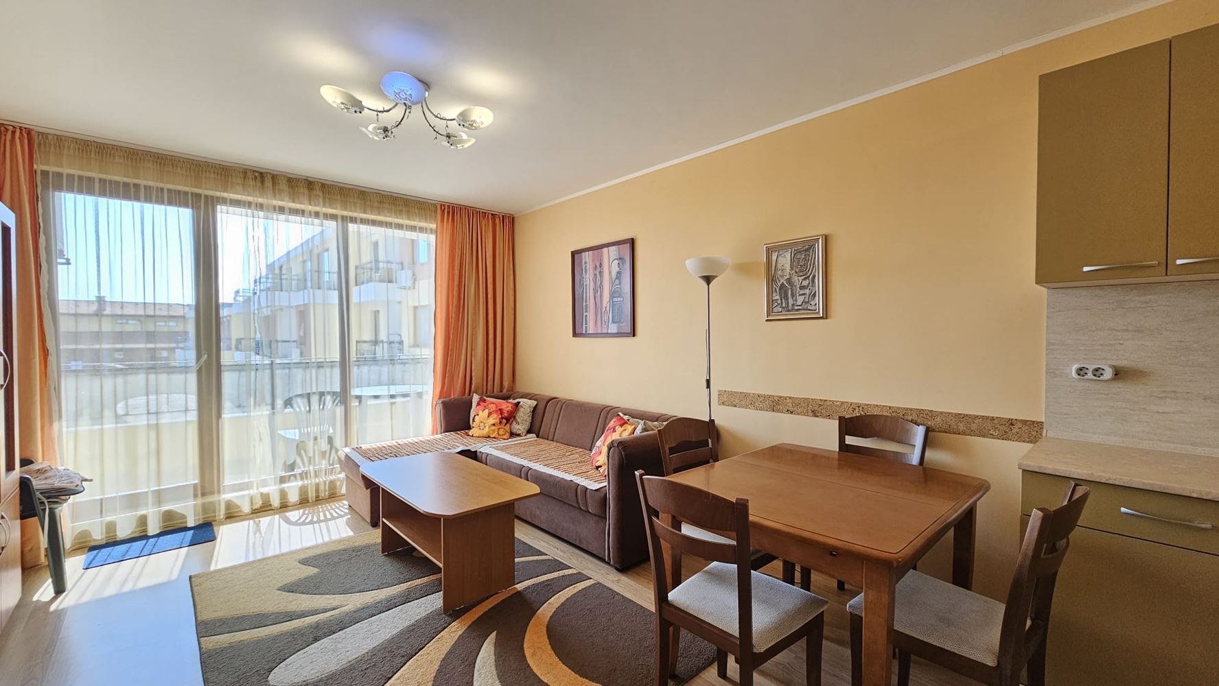 Spacious Two-Bedroom Apartment on the First Sea Line with Private Beach in Sveti Vlas