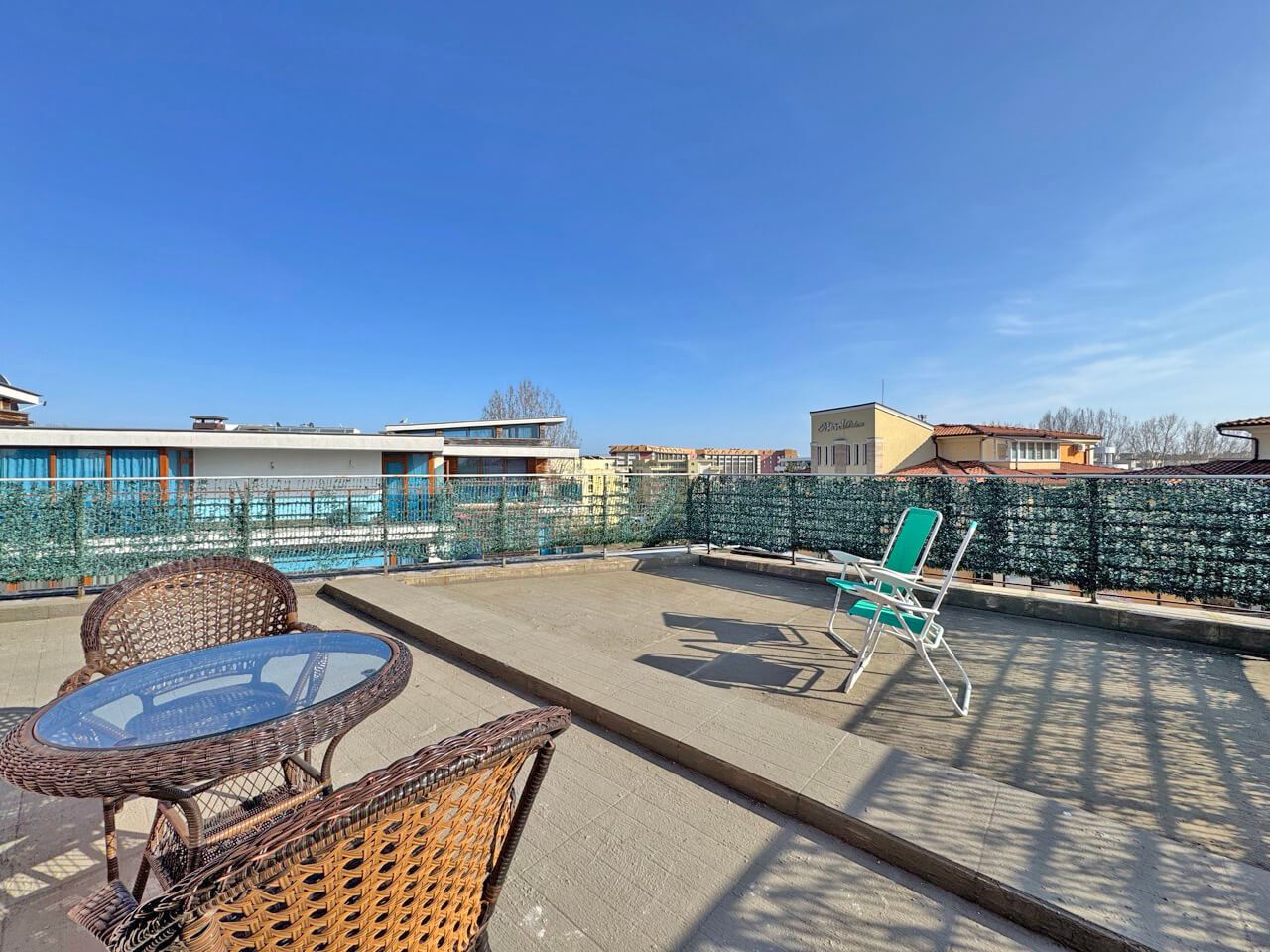 Luxury penthouse in Sunny Beach with an impressive panoramic terrace and excellent location