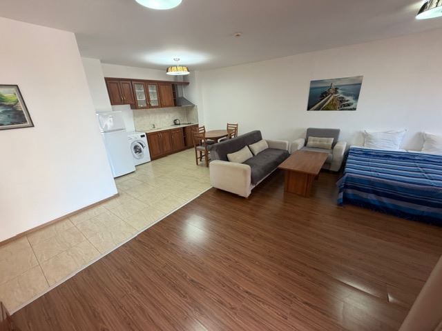One-bedroom apartment on the first line with sea view in Aheloy
