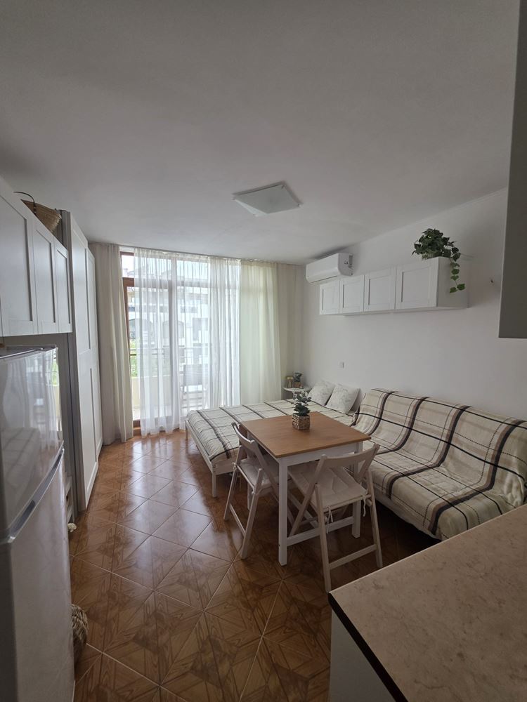 Furnished Studio Apartment in Sunny Beach with Swimming Pool, Parking and Year-Round Security